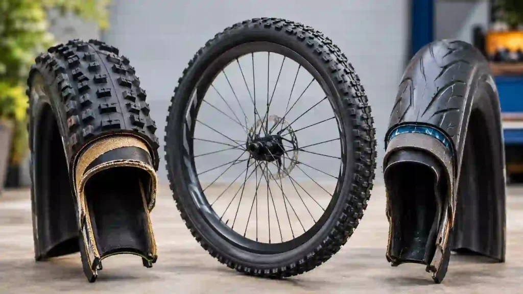 how do bike tyres work