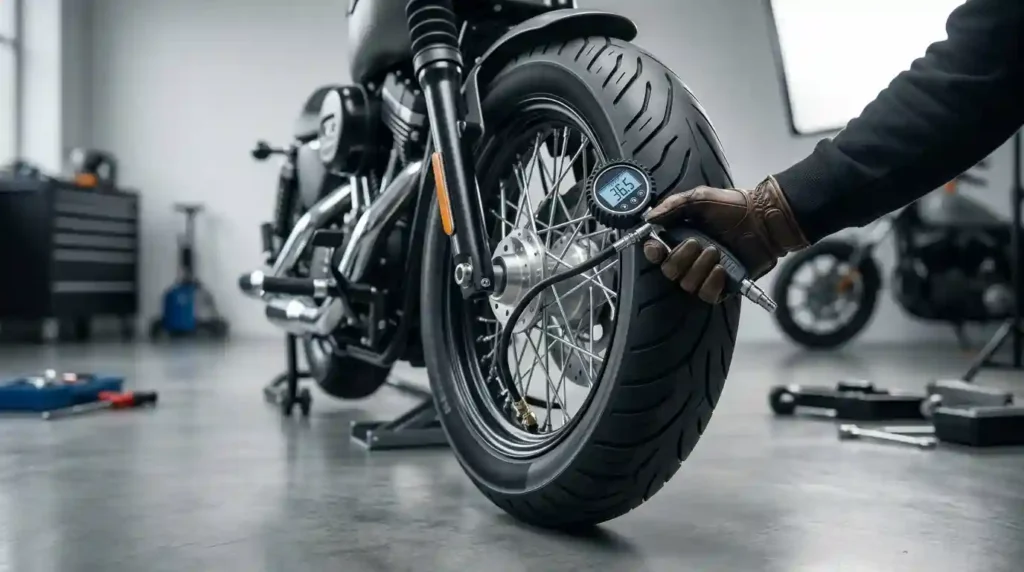 how often should you check bike tyres