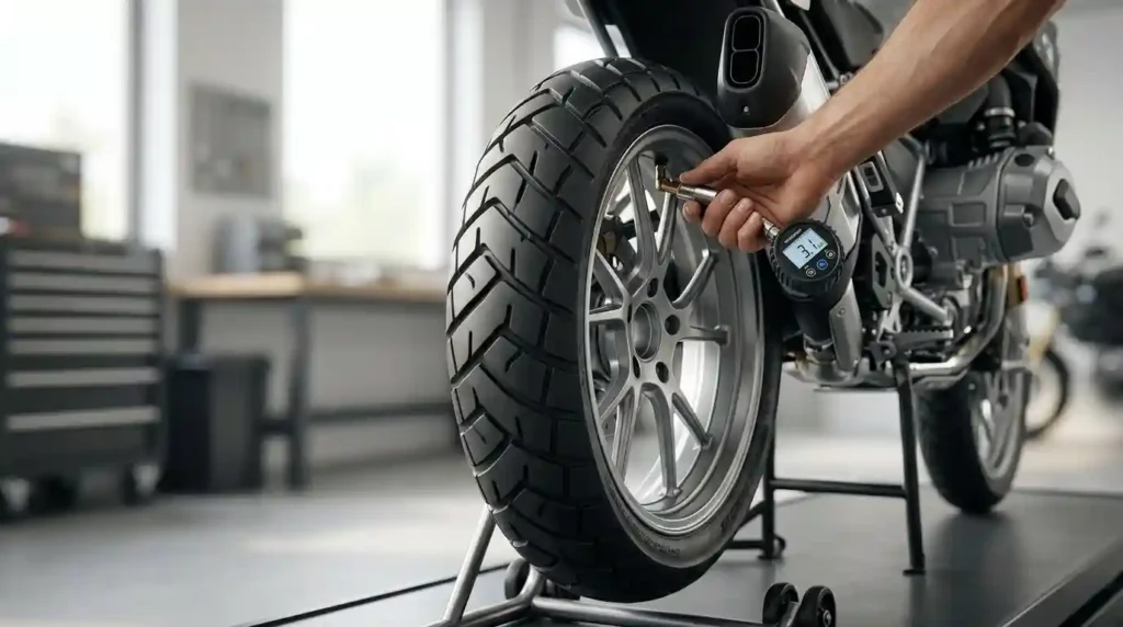 bike tyre pressure for heavier riders