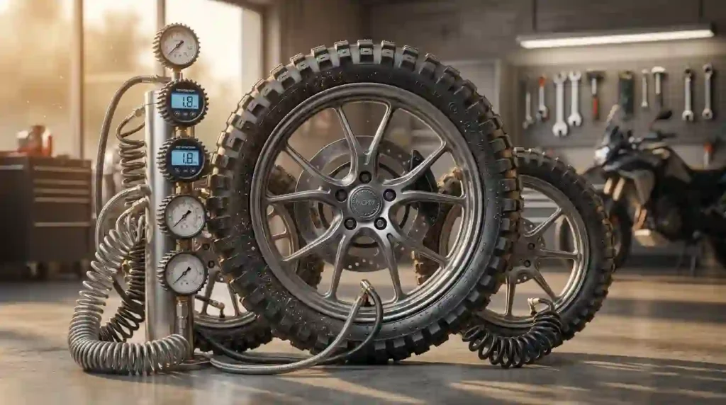 bike tyre pressure for rough roads