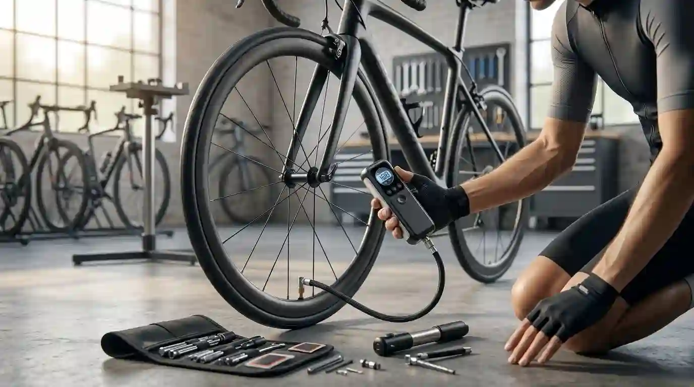 bike tyre pressure gauge for road cycling