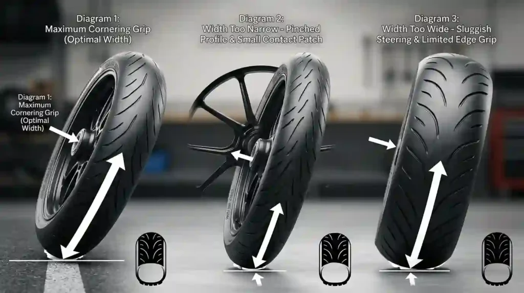 bike tyre width explained