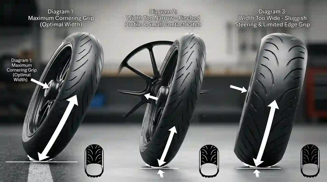 bike tyre width explained