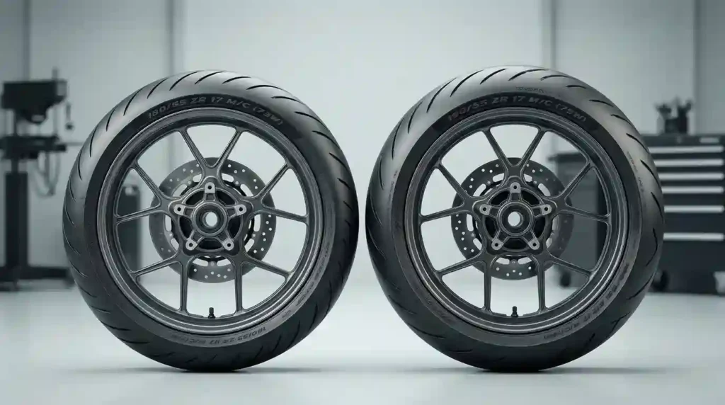 can I use wider tyres on my bike