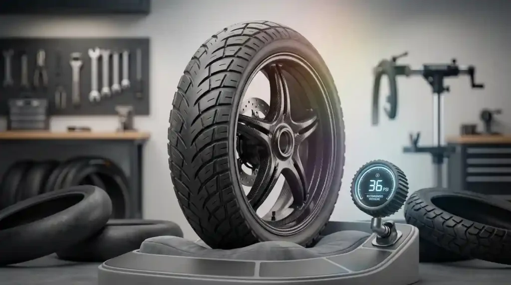 how much air should I put in bike tyres