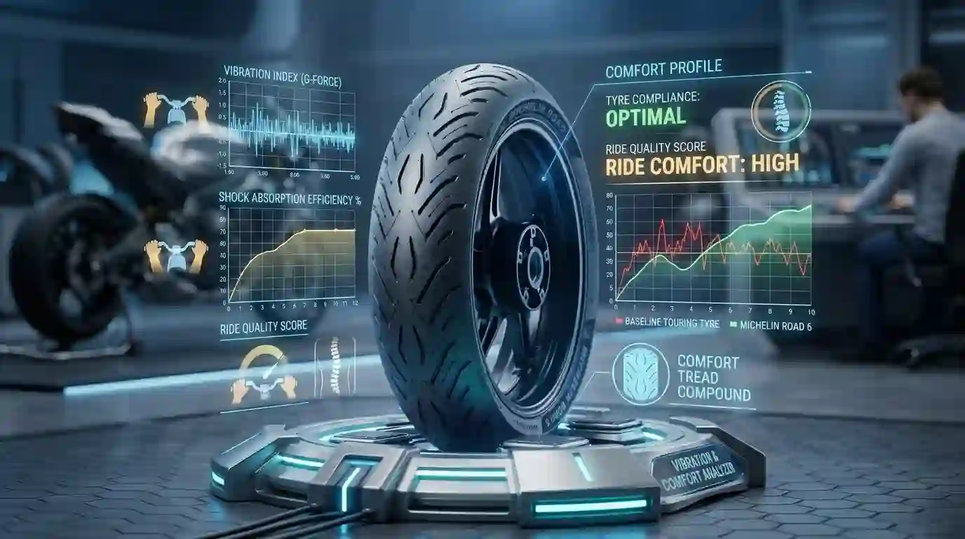 how much do bike tyres affect comfort