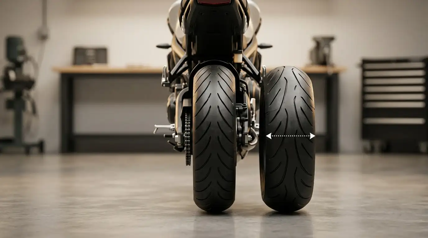 how much wider tyre can I fit on my bike