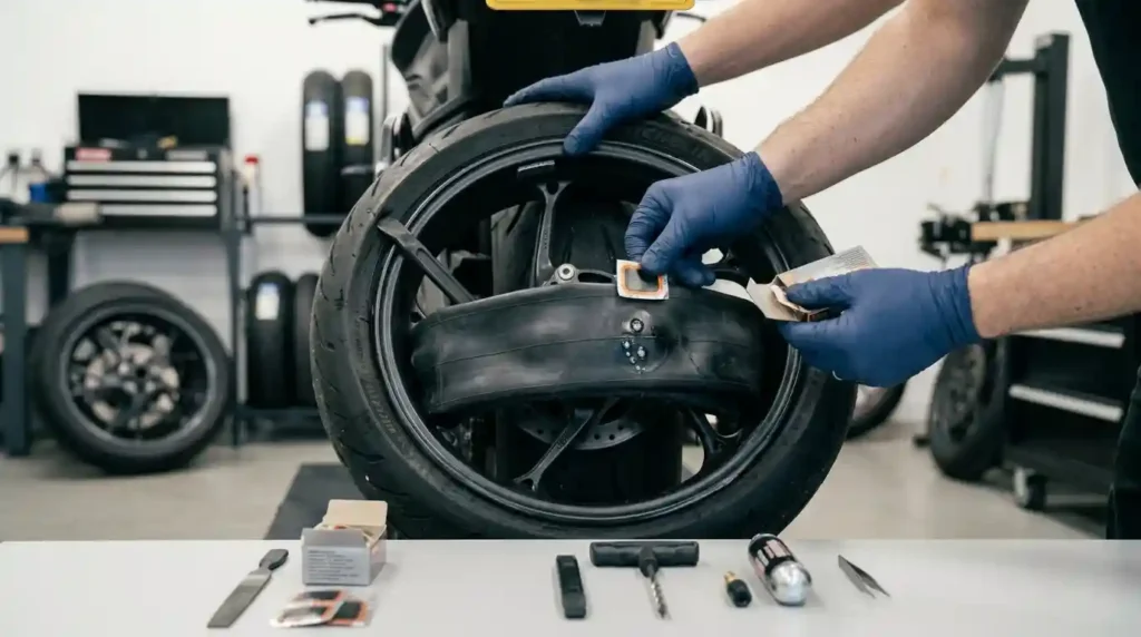 how to repair a bike inner tube