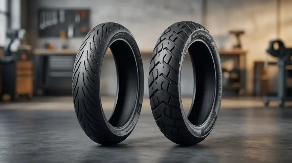 tubeless tyres vs puncture resistant tyres