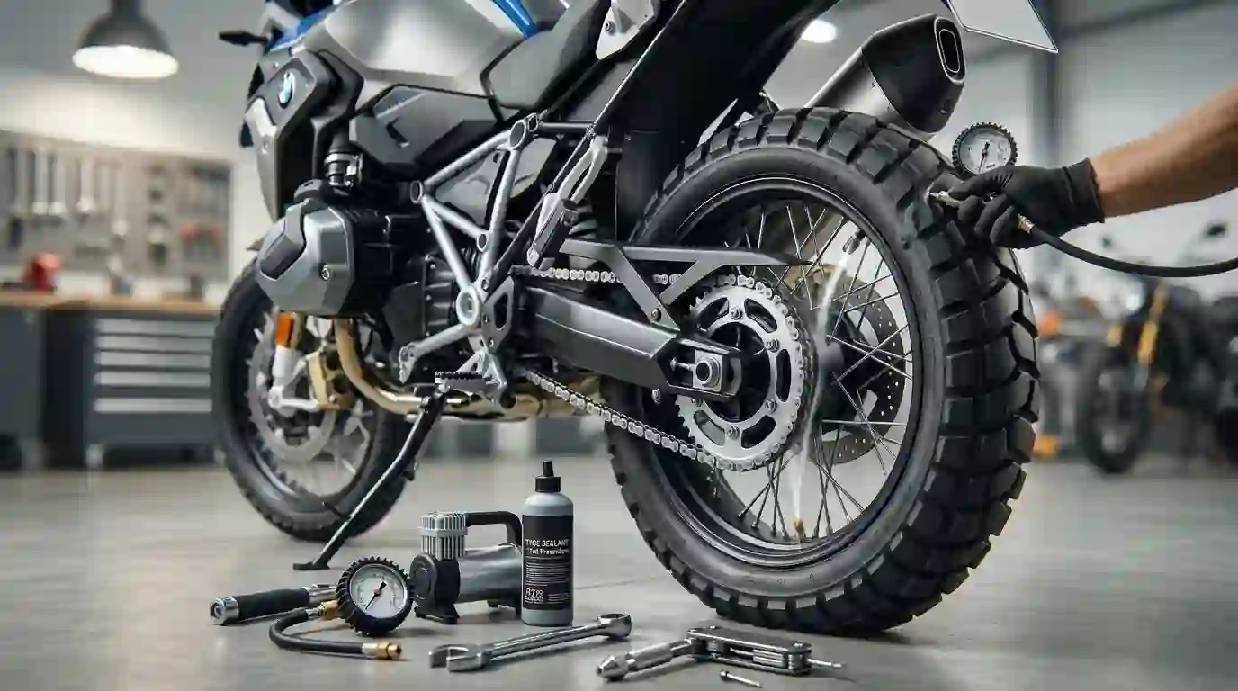 why does my bike tyre go flat overnight